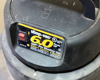 SHOP-VAC QSP PRO WET/DRY VAC, 6.0HP
