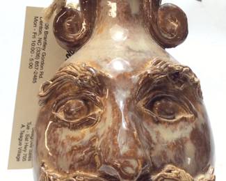 SEAGROVE POTTERY FACE JUG WINDSONG