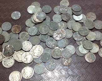WHEAT PENNIES, BUFFALO NICKLES