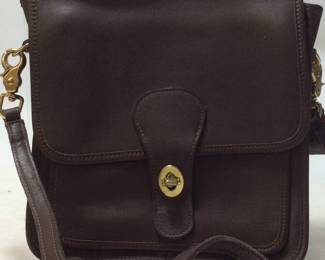 COACH LEATHER CROSS BODY HANDBAG