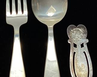 3 PIECES OF STERLING SILVER, 24.8g