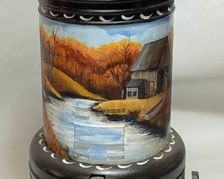 HAND PAINTED OIL HEATER