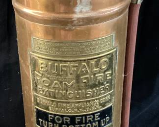 ANTIQUE COPPER BUFFALO FIRE EXTING