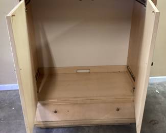 OFF WHITE TWO DOOR CABINET