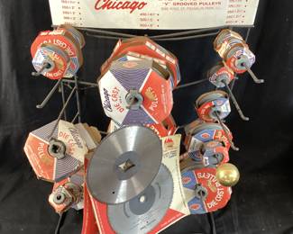 VTG. CHICAGO DIE CASTINGS ‘’V’’ GROOVED