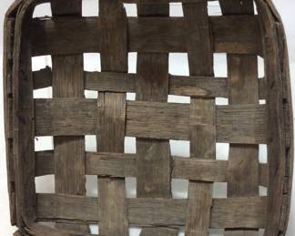 ANTIQUE SMALL TOBACCO BASKET