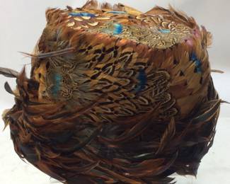 VINTAGE PHEASANT FEATHER HAT