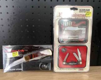 100 Anniversary Schrade Knife And Lockback Knife