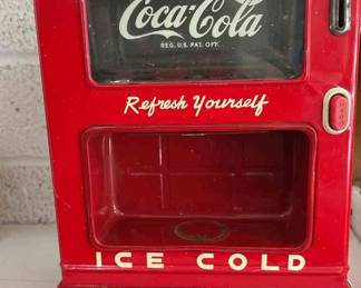 Vintage CocaCola Linemar Toys Co Dispenser Battery Op Tin Toy Rare Japan Coke 
