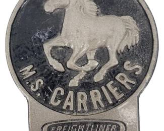 Limited Edition Freightliner M.S. Carriers Plaque
