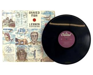 1975 Capitol John Lennon Shaved Fish Vinyl Record
