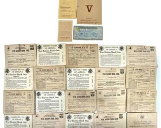 Vintage US Ration Book Collection
