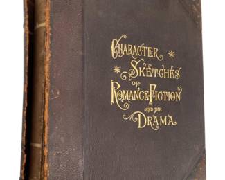 Antique “Character Sketches Vol 1" Book by Brewer
