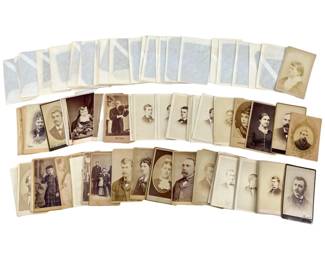 100+ Vintage Large Cabinet Card Collection
