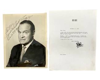 1944 Vintage Signed Bob Hope Photograph
