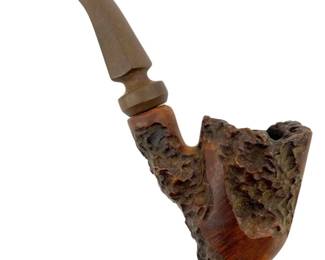 Signed Vintage Briar Wood Estate Pipe
