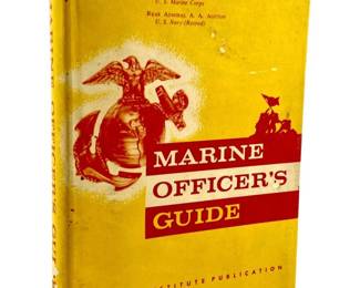 1956 Naval Institute Marine Officer’s Guide
