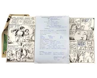 Ernie Ocampo 1994 Storyboard Pages and Resume
