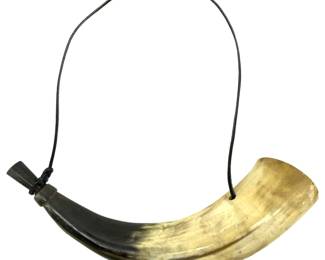 Vintage Handcrafted Powder Horn
