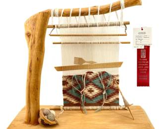 Hand Made Ferrell Baldwin Native American Loom
