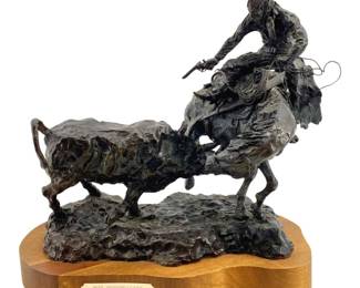 Leon Bills “The Widowmaker" Bronze Sculpture
