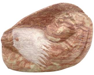 Native American Carved Marble Sculpture
