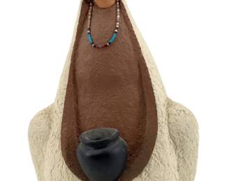 Signed Jobeth Maize Ceramic Zuni Sculpture
