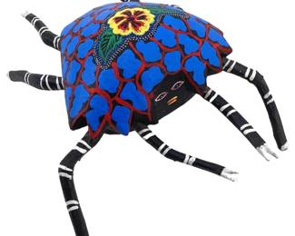 Signed Candido Oaxaca Mexican Folk Art Crab
