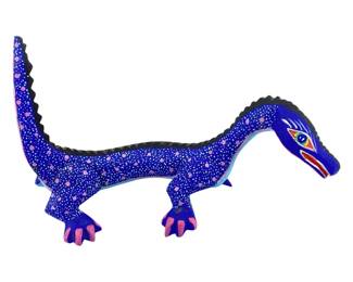 Signed Francisco Sosa Oaxacan Folk Art Lizard
