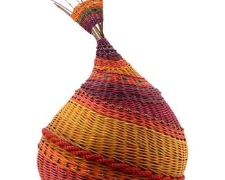 Montana Blue Heron Marilyn Evans Woven Basketry
