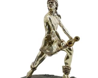 Limited Ed Mendoza Deer Dancer Sculpture 352/500
