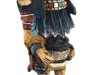 Signed Wooden Hemis Kachina

