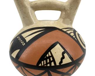 Signed Betty Selly Native American Wedding Vase
