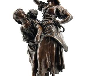 Signed Mathurin Moreau Return From The Harvest
