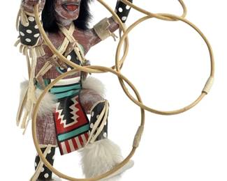 Vintage Signed Burbank Hoop Dancer Kachina
