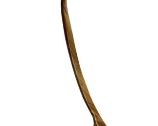 Signed Charles Taube Modernist Wood Sculpture
