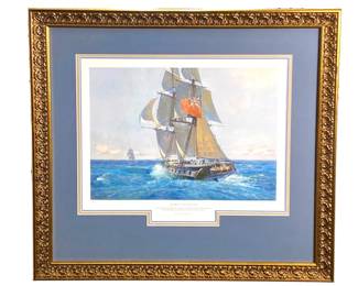 Limited Signed Geoff Hunt Speed under Sail Print
