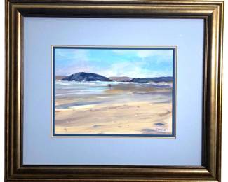 Framed Signed S. McGrill Landscape Oil Painting
