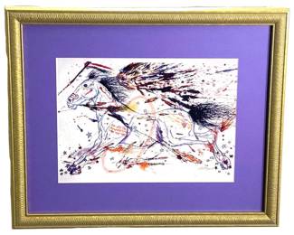 1994 Signed Rick Moyers Ghost Pony Print
