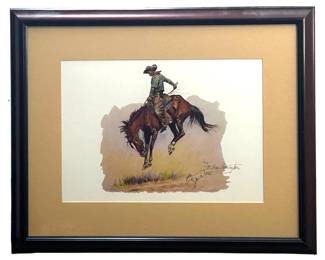 Original Salvador Dali El Cid Etching
