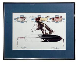 Signed Dominic Arguero Horse Print
