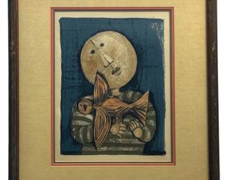 Graciela Rodo Boulanger “L’Oiseau I" Lithograph
