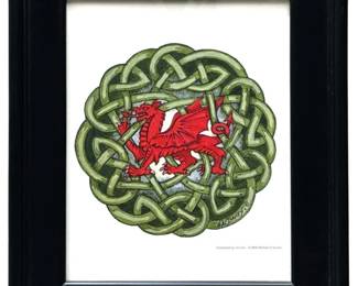 Michael K. Davis Dragon Lithograph
