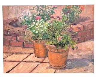 Signed John Horejs/ Jeanne Rohrer Oil
