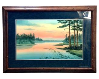 Signed Jerry Raedeke Lithograph
