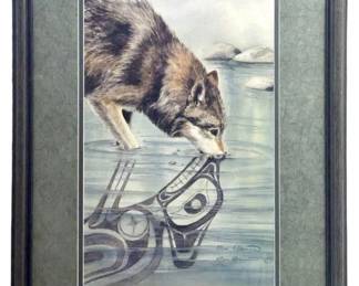 Signed Sue Coleman “The Wolf" Print
