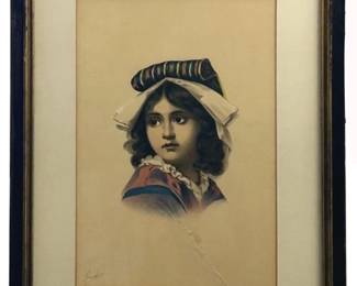 Guido Portrait Lithograph
