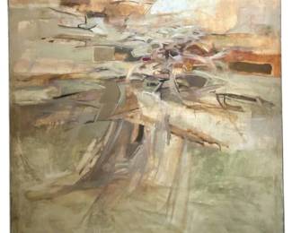 Signed Esta Schaffer Oil on Canvas
