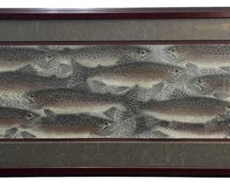 Signed J. Haas “Rainbow" Lithograph
