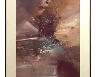 Signed Andrea Eagleston “Eagle" Watercolor
